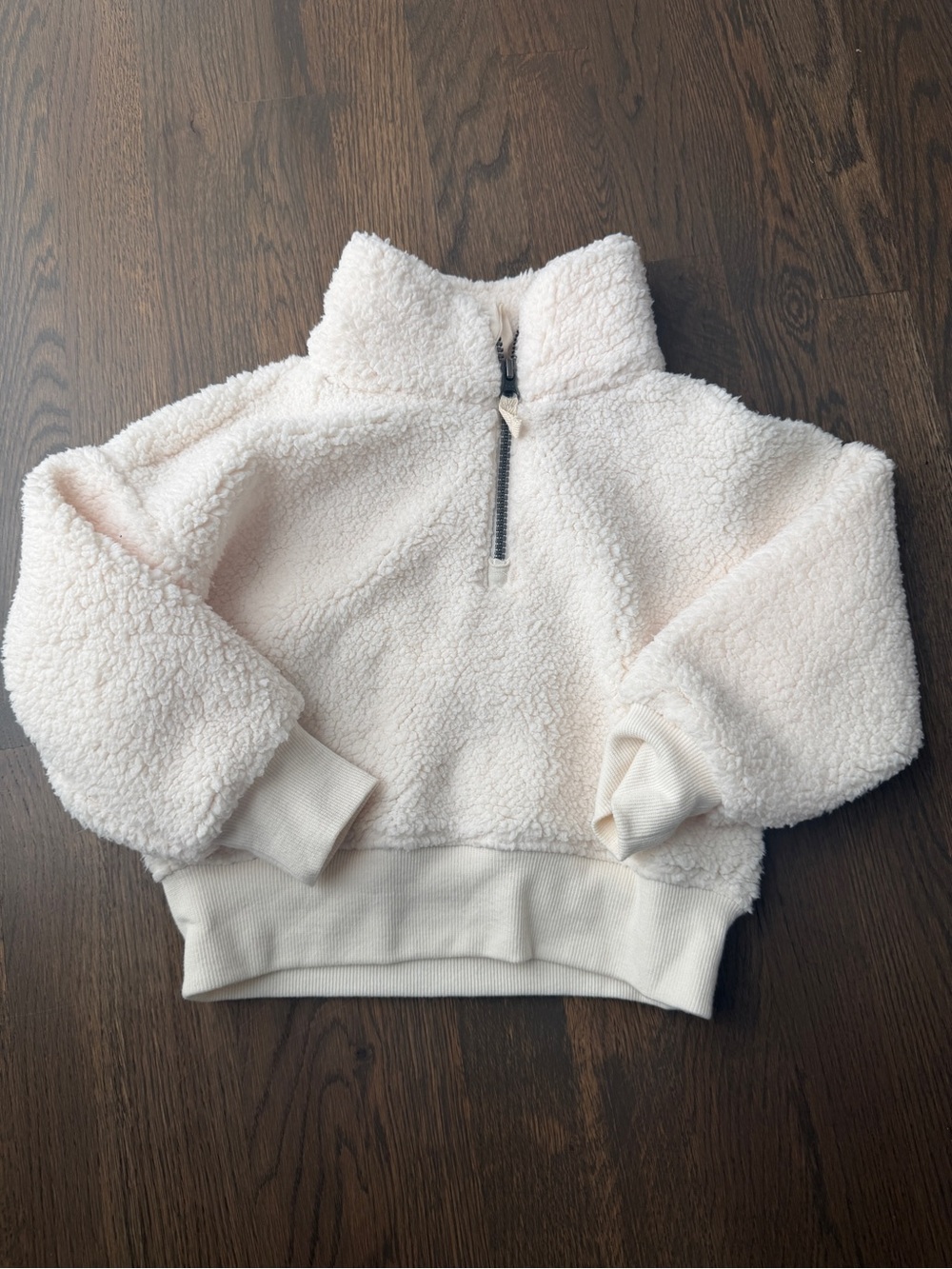 Carter's Cream Sherpa Half-Zip Pullover Jacket